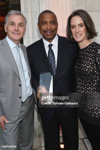 James G. Dinan, Tracy V. Maitland and Whitney W. Donhauser attend the Museum of the City of New York Chairman's Leadership Award Dinner on June 6,...