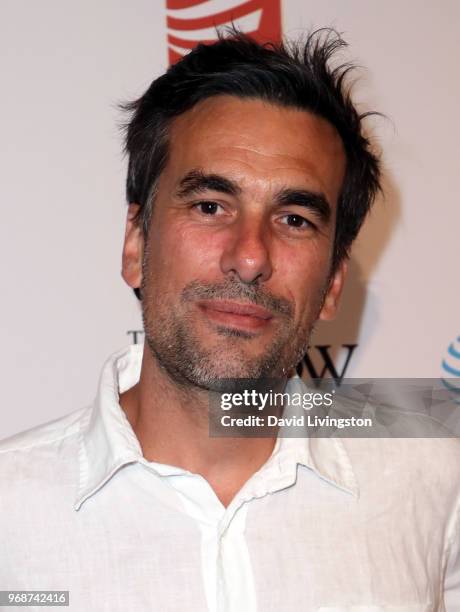 Director Alexandre Moors attends Saban Films' and DirecTV's special screening of "Yellow Birds" at The London Screening Room on June 6, 2018 in West...