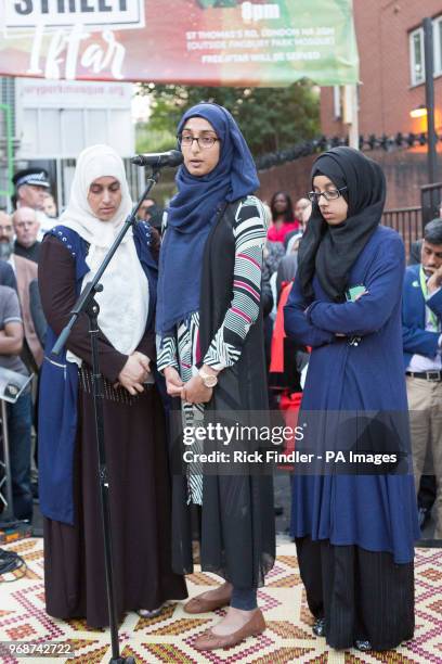 Ruzina Akhtar daughter of Makram Ali, who was tragically killed in the Finsbury Park Mosque terror attack makes a speech to celebrate community...