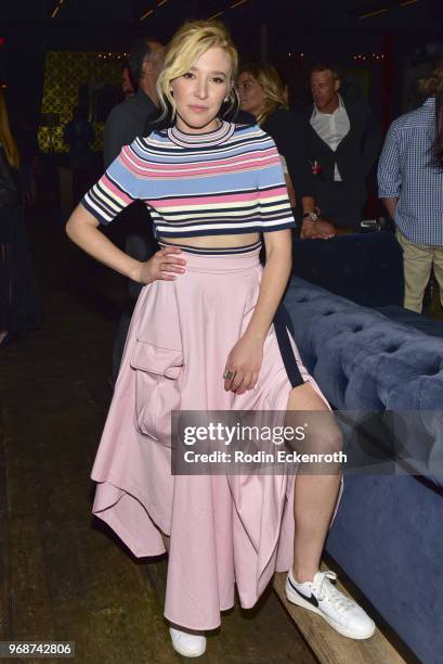 Writer/composer/actress Madelyn Deutch poses for portrait at the premiere of MarVista Entertainment's "The Year Of Spectacular Men" at Hyde Sunset on...