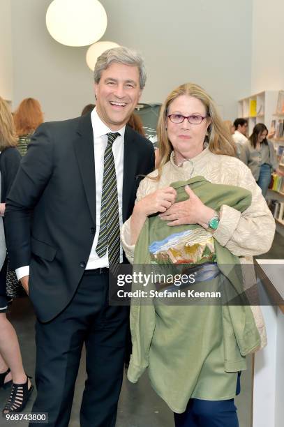 Michael Govan, LACMA CEO and Wallis Annenberg Director and LACMA Trustee Wendy Stark Morrissey attend LACMA Director's Circle Celebrates The Wear...