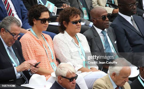 Evonne Goolagong Cawley of Austraiia attends Day 11 of the 2018 French Open at Roland Garros stadium on June 6, 2018 in Paris, France.