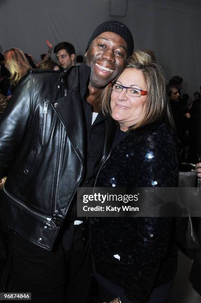 Alexander and Senior Vice President of IMG Fashion Fern Mallis attend So Long Bryant Park at Bryant Park on February 18, 2010 in New York City.