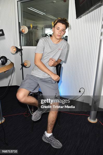Keanu Rapp is seen during the JAM FM Takover session on June 6, 2018 ...