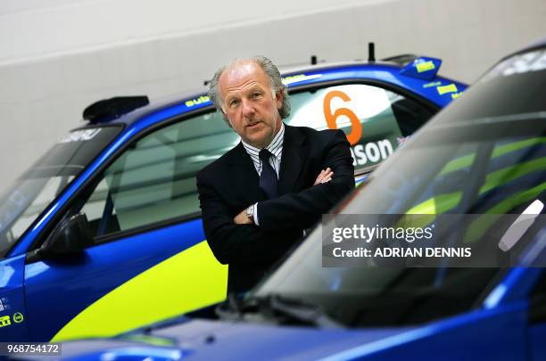 Prodrive Chairman Dave Richards is pictured in a workshop at the company factory in Banbury, in Oxfordshire, 28 April 2006. Richards joined the list...