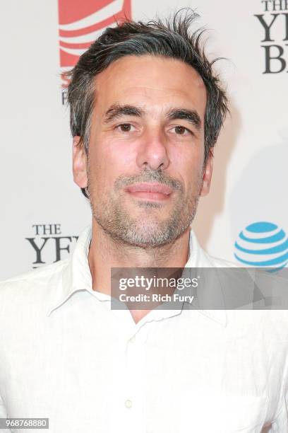 Alexandre Moors attends Saban Films' and DirecTV's special screening of "Yellow Birds" at The London Screening Room on June 6, 2018 in West...