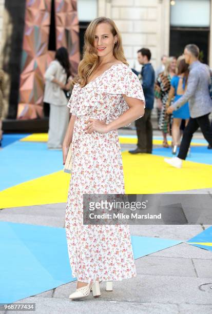 Charlotte Dellal attends the Royal Academy of Arts Summer Exhibition Preview Party at Burlington House on June 6, 2018 in London, England.