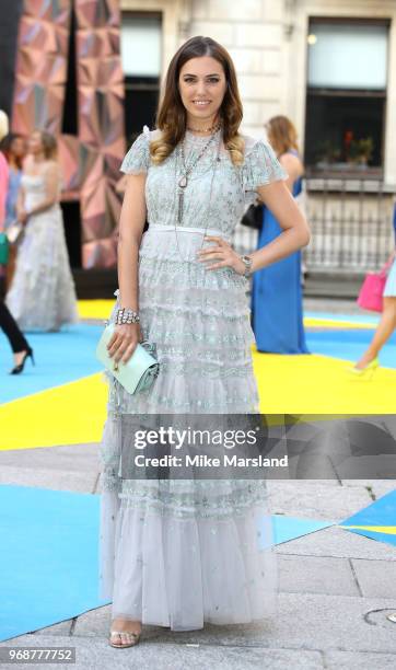 Amber Le Bon attends the Royal Academy of Arts Summer Exhibition Preview Party at Burlington House on June 6, 2018 in London, England.