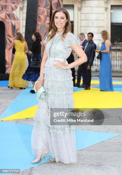 Amber Le Bon attends the Royal Academy of Arts Summer Exhibition Preview Party at Burlington House on June 6, 2018 in London, England.