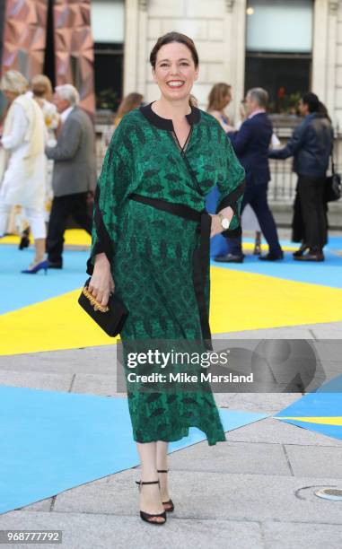 Olivia Colman attends the Royal Academy of Arts Summer Exhibition Preview Party at Burlington House on June 6, 2018 in London, England.