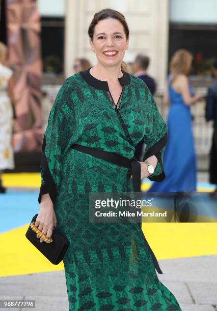Olivia Colman attends the Royal Academy of Arts Summer Exhibition Preview Party at Burlington House on June 6, 2018 in London, England.