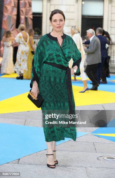 Olivia Colman attends the Royal Academy of Arts Summer Exhibition Preview Party at Burlington House on June 6, 2018 in London, England.