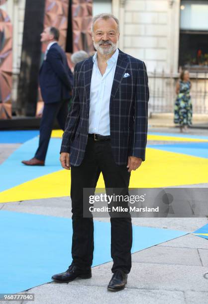 Graham Norton attends the Royal Academy of Arts Summer Exhibition Preview Party at Burlington House on June 6, 2018 in London, England.