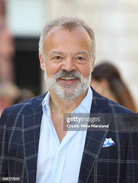 Graham Norton attends the Royal Academy of Arts Summer Exhibition Preview Party at Burlington House on June 6, 2018 in London, England.