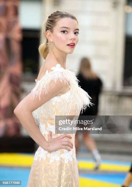 Anya Taylor-Joy attends the Royal Academy of Arts Summer Exhibition Preview Party at Burlington House on June 6, 2018 in London, England.