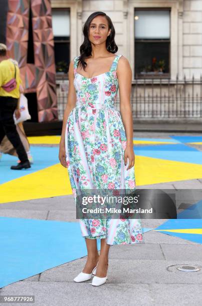 Zawe Ashton attends the Royal Academy of Arts Summer Exhibition Preview Party at Burlington House on June 6, 2018 in London, England.