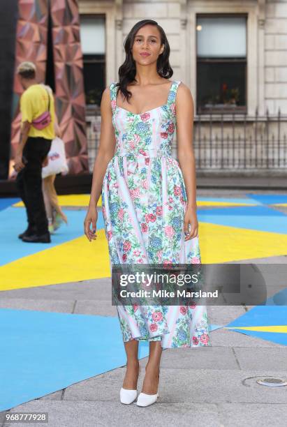 Zawe Ashton attends the Royal Academy of Arts Summer Exhibition Preview Party at Burlington House on June 6, 2018 in London, England.
