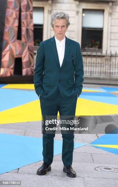 Peter Capaldi attends the Royal Academy of Arts Summer Exhibition Preview Party at Burlington House on June 6, 2018 in London, England.