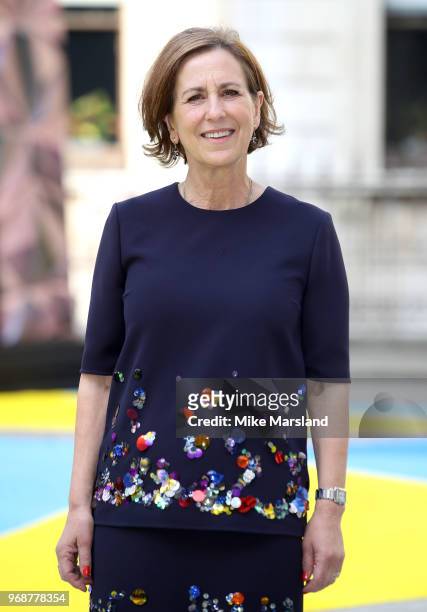 Kirsty Wark attends the Royal Academy of Arts Summer Exhibition Preview Party at Burlington House on June 6, 2018 in London, England.