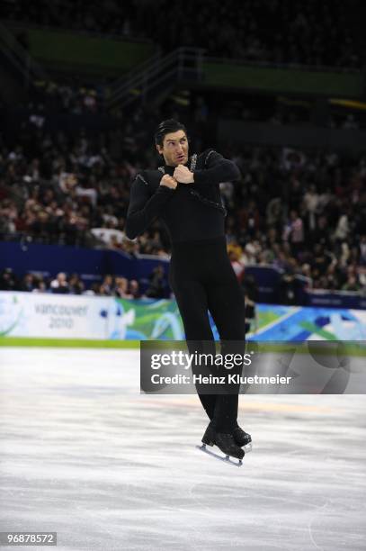 Winter Olympics: USA Evan Lysacek in action during Men's Free Skating at Pacific Coliseum. Lysacek won gold. Vancouver, Canada 2/18/2010 CREDIT:...