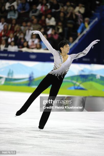 Winter Olympics: USA Johnny Weir in action during Men's Free Skating at Pacific Coliseum. Vancouver, Canada 2/18/2010 CREDIT: Heinz Kluetmeier