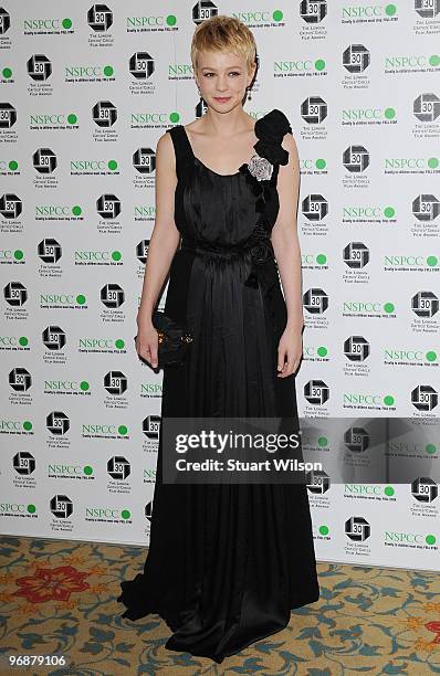 Carey Mulligan attends The London Critics' Circle Film Awards at The Landmark Hotel on February 18, 2010 in London, England.