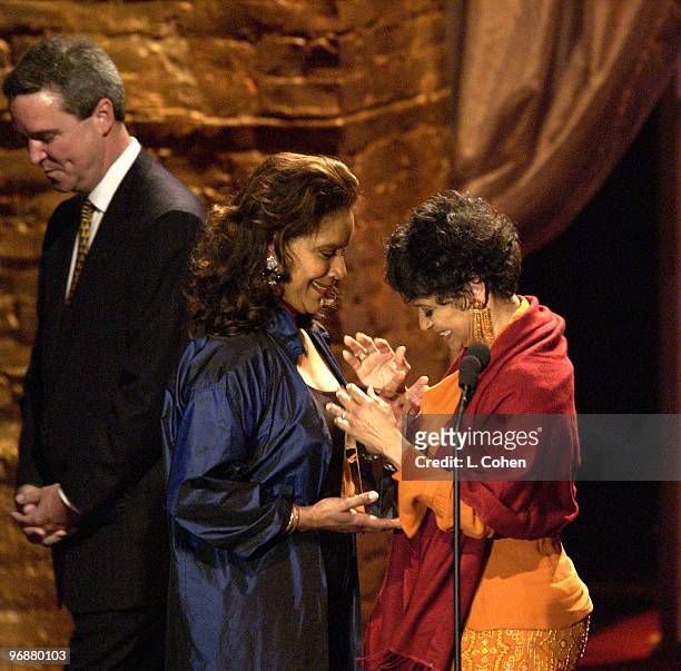 Phylicia Rashad presenting the Dorothy Arzner Director's Award to Debbie Allen