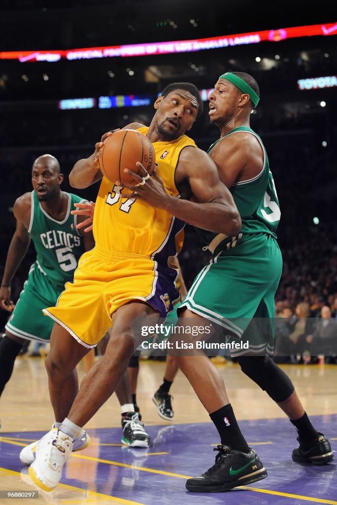 Boston Celtics v Los Angeles Lakers