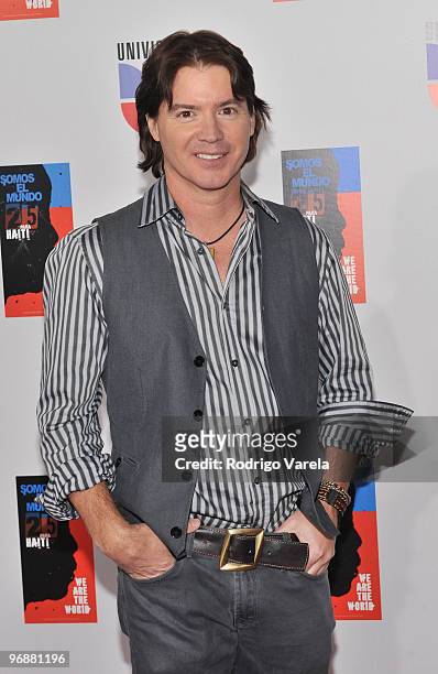 Arthur Hanlon arrives at recording of "Somos El Mundo" - "We Are The World" by Latin recording artist at American Airlines Arena on February 19, 2010...