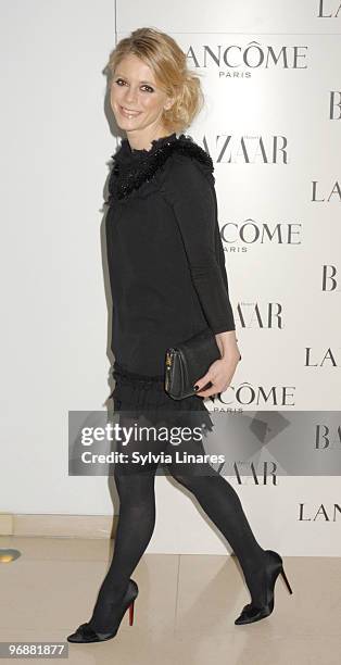 Emilia Fox attends the Lancome and Harper's Bazaar BAFTA party held at St Martins Lane Hotel on February 19, 2010 in London, England.