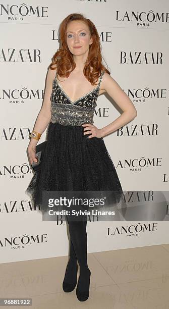 Olivia Grant attends the Lancome and Harper's Bazaar BAFTA party held at St Martins Lane Hotel on February 19, 2010 in London, England.