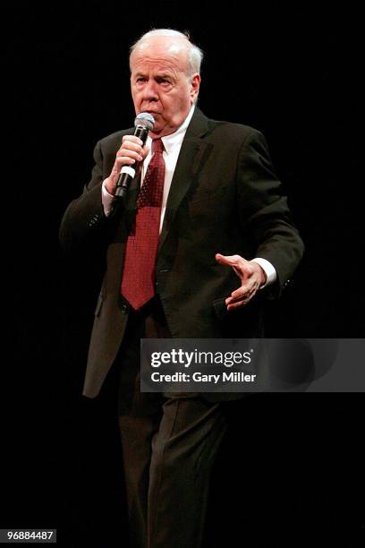 Comedian Tim Conway performs at the Paramount Theater on February 19, 2010 in Austin, Texas.