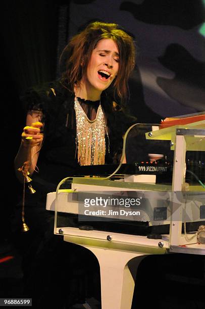 British multi-instrumentalist singer / songwriter Imogen Heap performs live on stage at Shepherds Bush Empire, in support of her Grammy award winning...