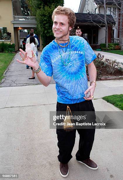 Spencer Pratt is seen in Beverly Hills at on February 19, 2010 in Los Angeles, California.