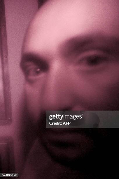 Picture made on February 19, 2010 through a tinted window of a police van shows a man believed to be Saud Bin Abdulaziz Bin Nasir Bin Abdulaziz al...