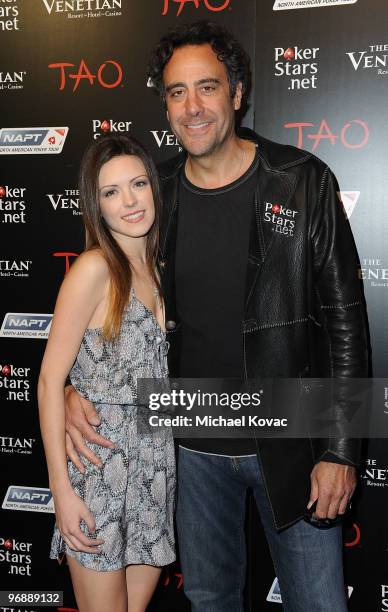 Actor Brad Garrett and girlfriend Isabella Quella attend the Pokerstars.net after party with performance by T-Pain at TAO Nightclub at the Venetian...