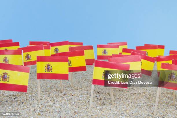 nationalist movements in spain - spain flag stock pictures, royalty-free photos & images