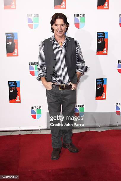 Arthur Hanlon arrives at recording of "Somos El Mundo" - "We Are The World" by Latin recording artits at American Airlines Arena on February 19, 2010...