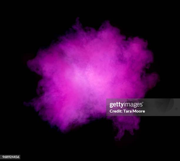 puff of purple smoke - cumulus bildbanksfoton och bilder