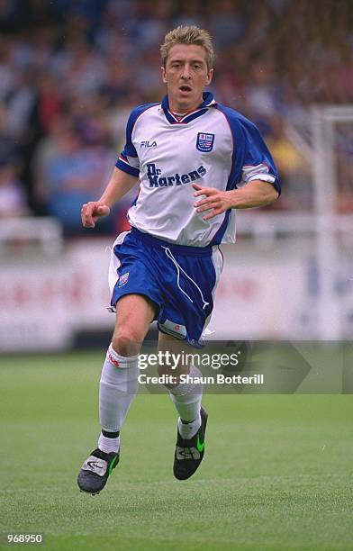 Jon Brady of Rushden & Diamonds in action during the pre-season friendly match against Arsenal played at Nene Park, in Irthlinborough, England....