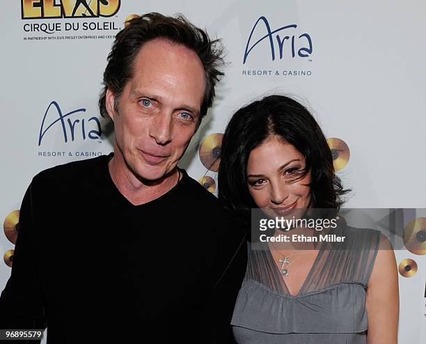 Actor William Fichtner and his wife Kym Hanson arrive at the world premiere of Cirque du Soleil's "Viva ELVIS" production at the Aria Resort & Casino...