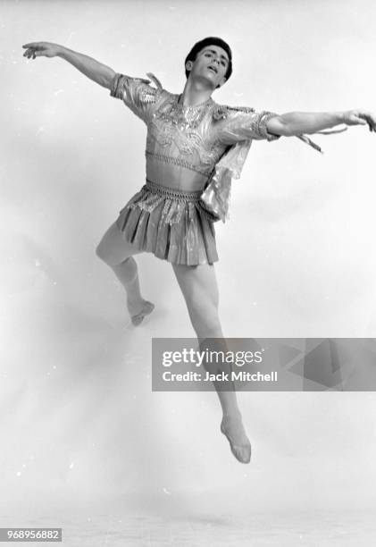 Dancer/choreographer Edward Villella photographed in February 1963.