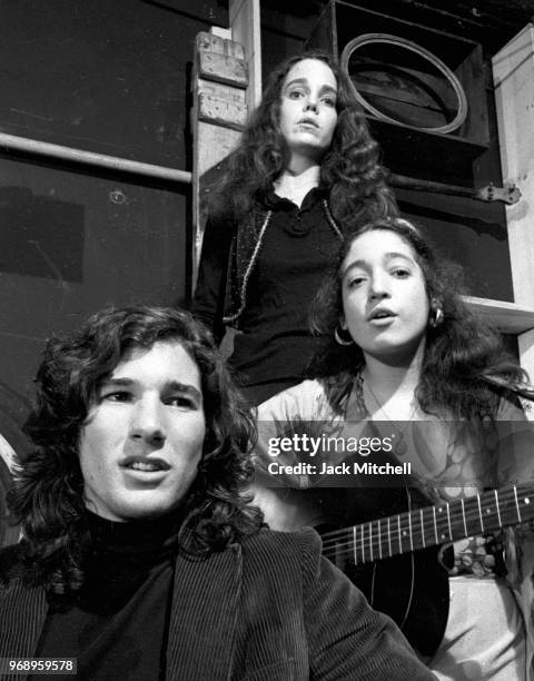 Richard Gere and Vicki Sue Robinson in Long Time Coming Long Time Gone on Broadway in November 1971.