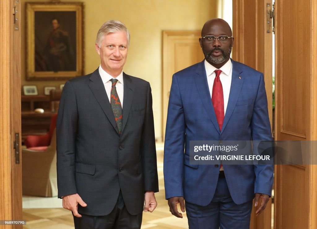 BELGIUM-LIBERIA-DIPLOMACY-ROYALS