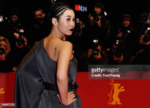 Jury member Yu Nan attends the 'Otouto' Premiere during day ten of the 60th Berlin International Film Festival at the Berlinale Palast on February...