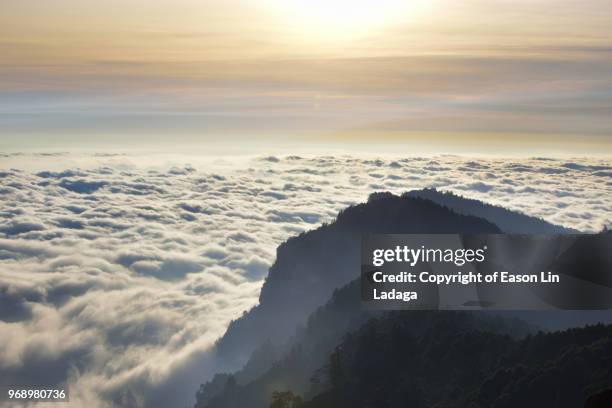 stratus sea - chiayi stock pictures, royalty-free photos & images