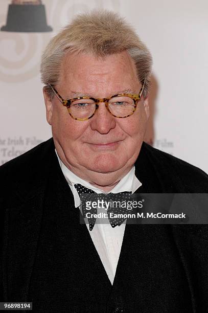 Sir Alan Parker arrives at The 7th Annual Irish Film And Television Awards, at the Burlington Hotel on February 20, 2010 in Dublin, Ireland.