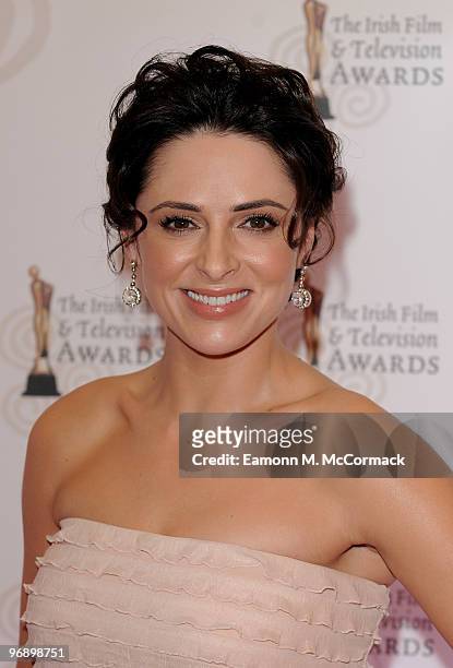 Grainne Seoige arrives at The 7th Annual Irish Film And Television Awards, at the Burlington Hotel on February 20, 2010 in Dublin, Ireland.