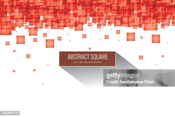 abstract red mosaic frame background - electrician background stock illustrations