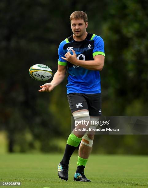 Queensland , Australia - 7 June 2018; Iain Henderson during Ireland rugby squad training at Royal Pines Resort in Queensland, Australia.